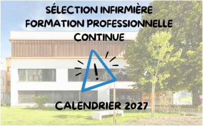 Le calendrier de sélection de la formation professionnelle continue 2027